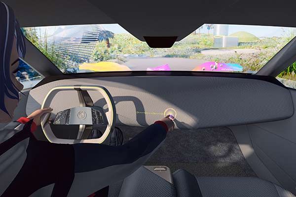 BMW présente la BMW i Vision Dee à Las Vegas.